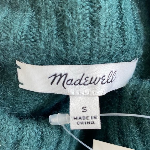 Madewell Sweater NWT Green Very Nice! - Picture 5 of 7